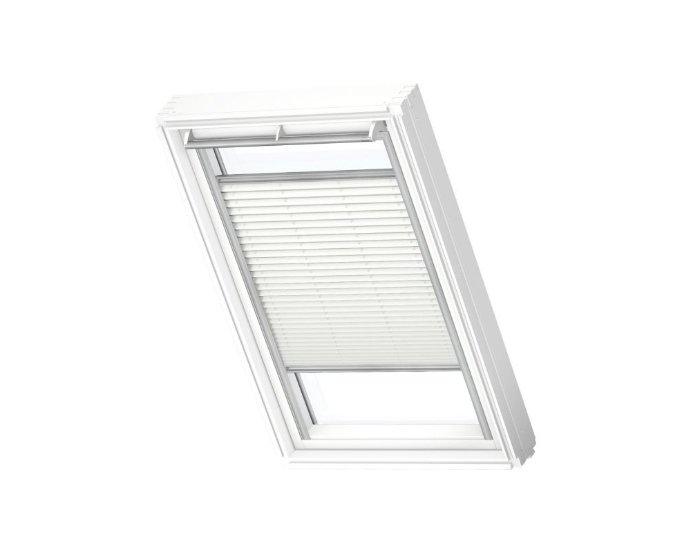 Cortina plisada manual Velux FHL C04 1016S blanca