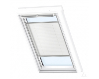 Cortina plisada manual Velux FHL C04 1016S blanca