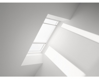 Cortina plisada manual Velux FHL C04 1016S blanca
