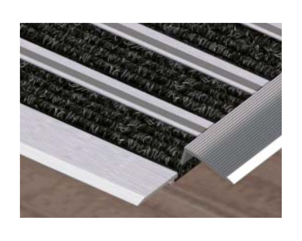 Perfil lateral para encastrado de felpudo Perfil lateral para encastrado de felpudo