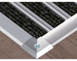 Pieza de esquina para felpudo