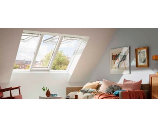 Ventana de tejado 3 en 1 proyectante manual Velux GPLS 2070