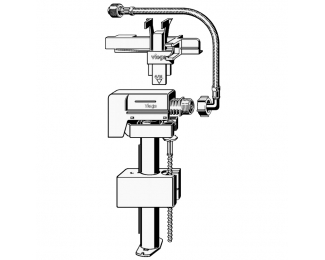 Kit de válvula de llenado cisternas vistas Viega 8310.75