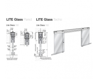 Juego de accesorios Lite Glass + Glass 100 V10 + GALERÍA 1,5m Klein 2165