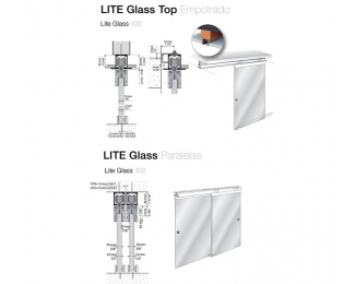 Juego de accesorios Lite Glass + Glass 100 V10 + GALERÍA 1,5m Klein 2165