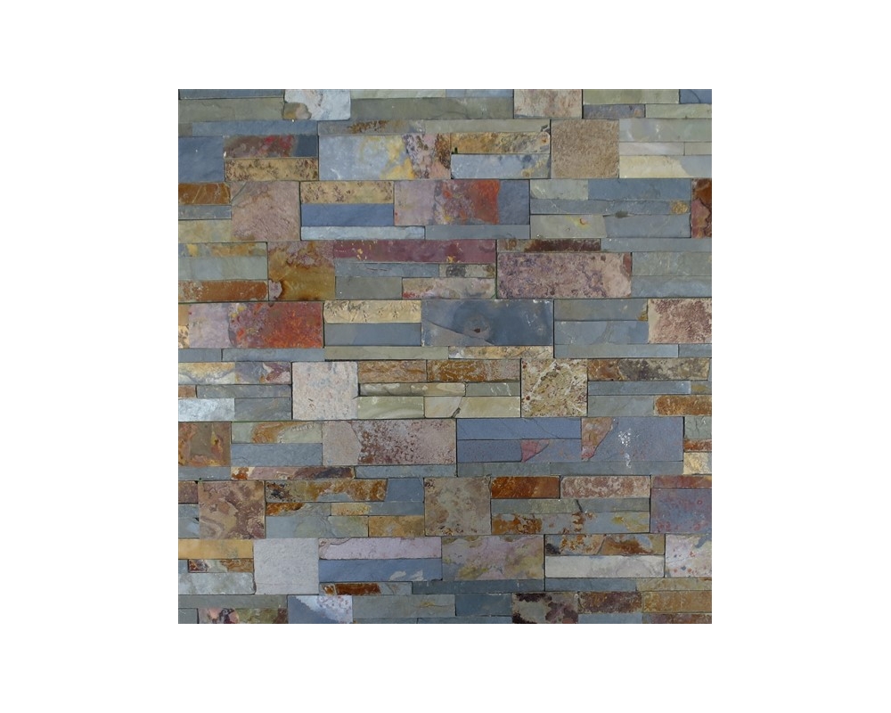 Revestimiento de piedra premontada serie Mural Eco 35x18cm (caja 7 piezas 0,44m²)