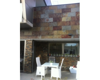 Revestimiento de piedra premontada serie Mural Eco 35x18cm (caja 7 piezas 0,44m²)