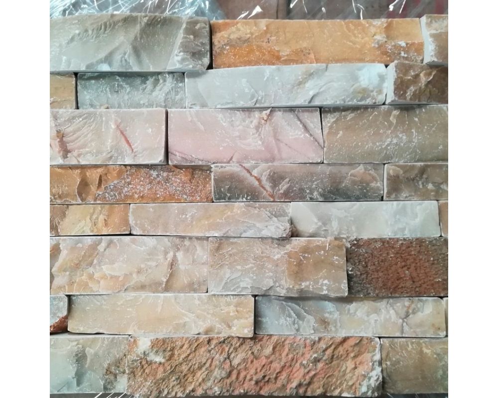 Revestimiento de piedra premontada serie Imperial 55x15cm (caja 3 piezas 0,33m²)