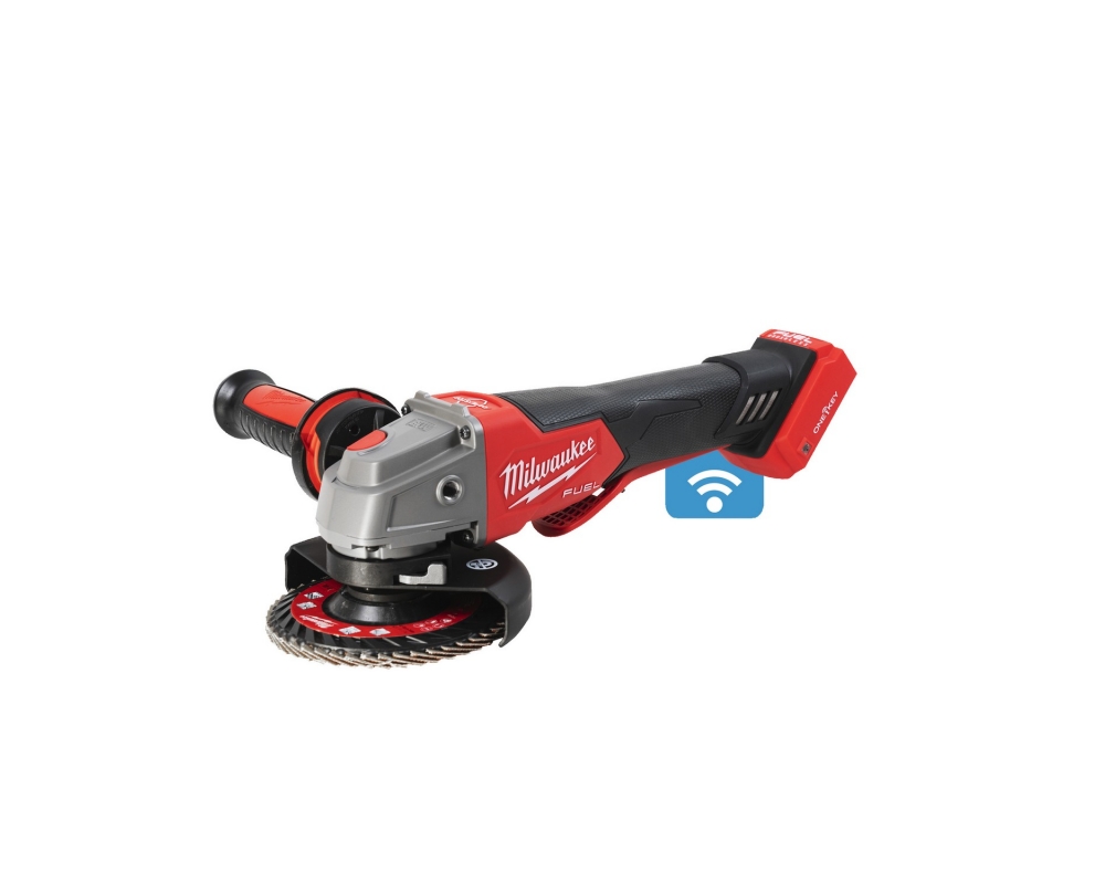 Amoladora angular M18 FUEL ONE-KEY de 125mm con freno e interruptor de paleta Milwaukee M18ONEFSAG125XPDB-0X