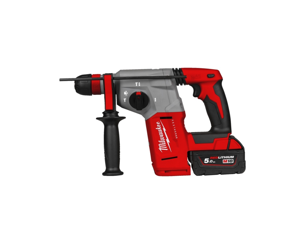 Martillo combinado SDS-Plus sin escobillas M18 de 26mm con FIXTEC Milwaukee M18BLHX-502X