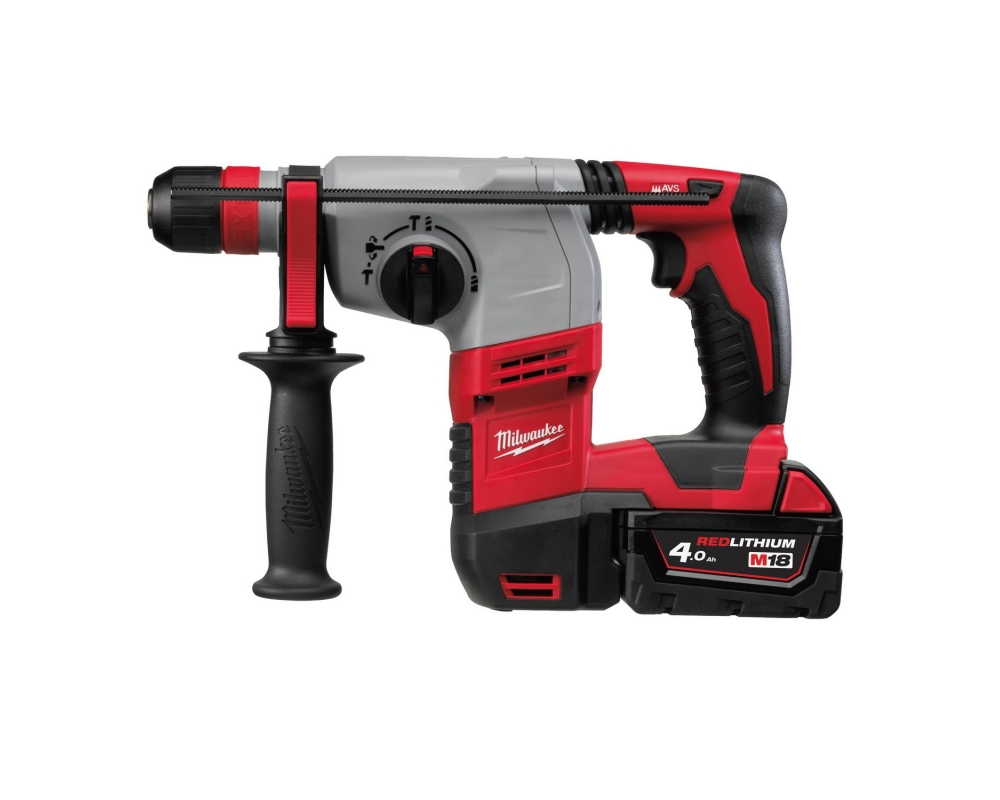 Martillo compacto M18 SDS-Plus 4 modos con portabrocas FIXTEC Milwaukee HD18HX-402C