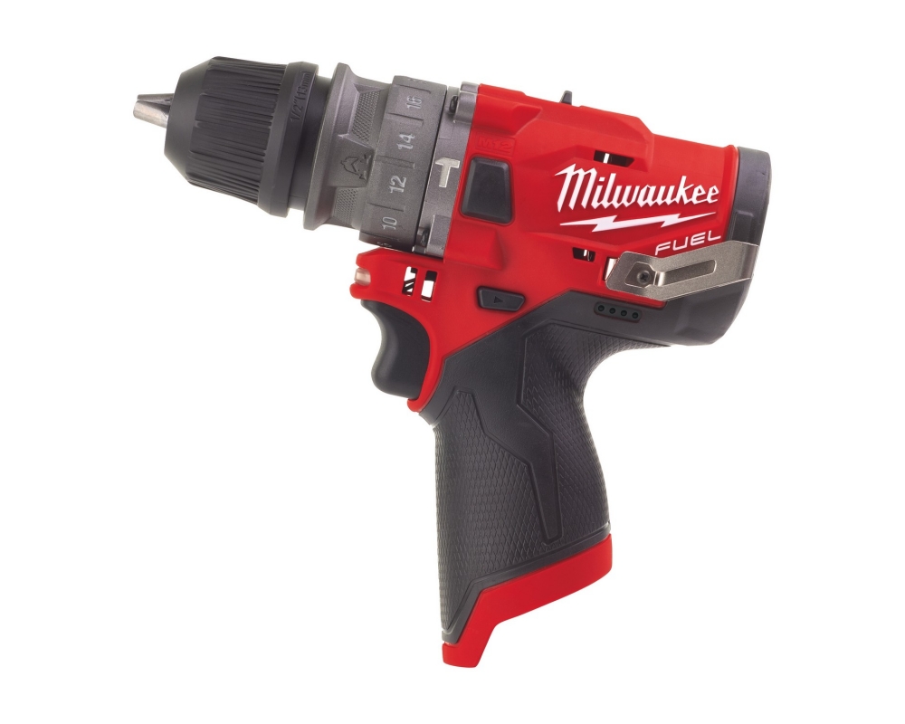 Taladro percutor sub compacto M12 con portabrocas desmontable Milwaukee M12FPDX-0