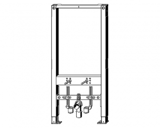 Elemento de bidé Prevista Dry Viega 8568