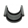 Manguito unión perfil canalón PVC gris oscuro Adequa 151-CR