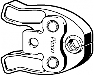 Mordaza de prensado de conectores metálicos Picco Viega 2484.9