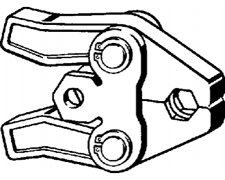 Mordaza de prensado de conectores metálicos Picco Viega 2299.9