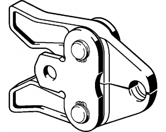 Mordaza de prensado de tubería de plástico Viega Picco 2799.7