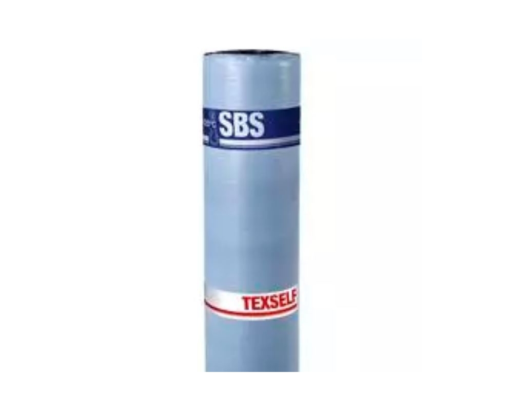 Lámina impermeabilizante autoadhesiva Texself GS 1,5 rollo 1x20m