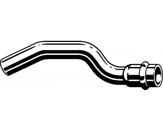 Codo salto cobre conexiones insertable-prensado Profipress Viega 2427