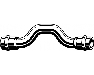 Codo salto cobre conexiones prensadas Profipress Viega 2428