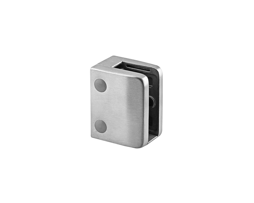 Pinzas para vidrio plano inox 316 satinado Q-railing 2400