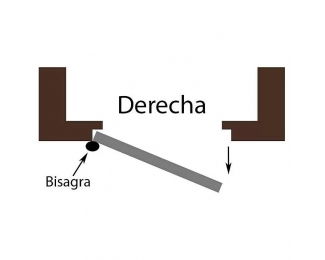 Puerta cortafuegos EI2 60 885x2035mm empujar derecha Novoferm Basis