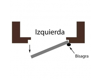 Puerta cortafuegos EI2 60 885x2035mm empujar izquierda Novoferm Basis