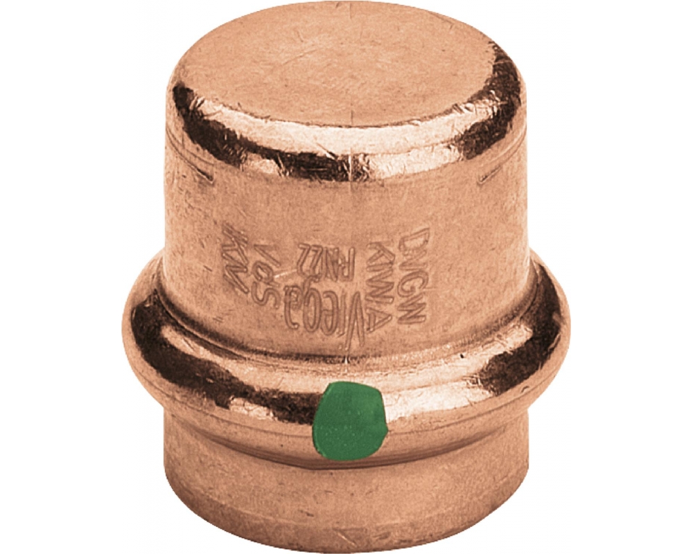 Caperuza tapón prensado cobre Profipress Viega 2456