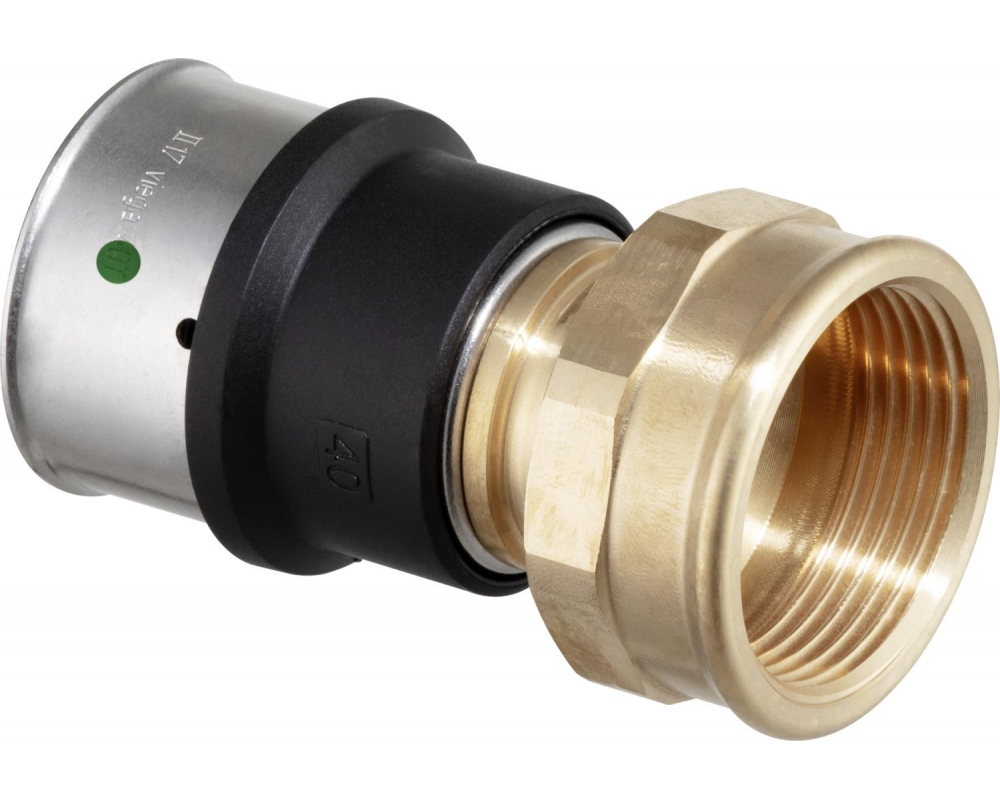 Pieza de empalme bronce hembra Viega Smartpress 6712