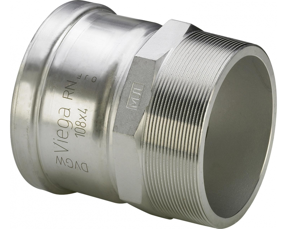 Pieza de empalme macho inoxidable Sanpress XL Viega 2311XL