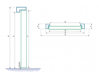 Puerta acorazada de trastero blanca con ventilación 975x2035mm empujar derecha Tesa Bunker