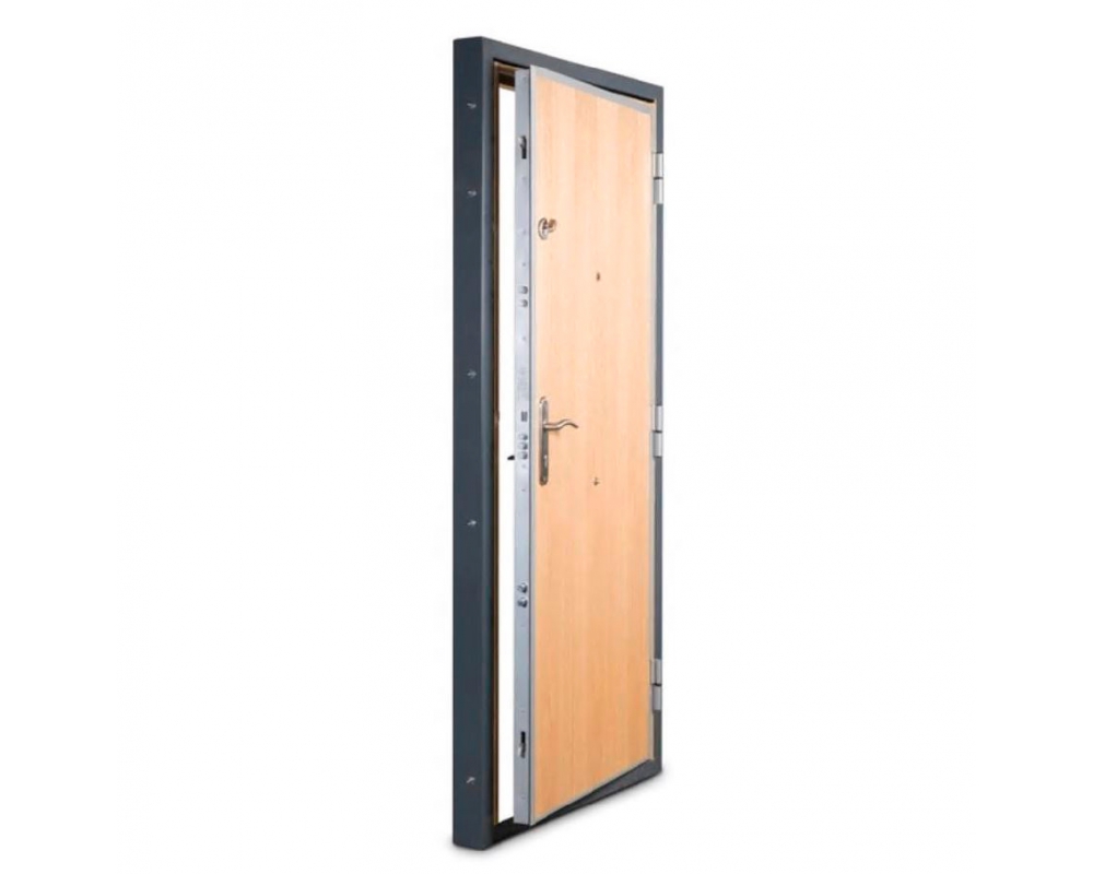 Puerta acorazada blanca 975x2065mm empujar izquierda Tesa Premium