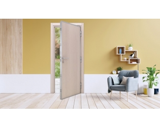 Puerta acorazada blanca 975x2065mm empujar derecha Tesa YS1