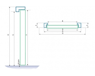 Puerta acorazada de trastero blanca con ventilación 887x2035mm empujar izquierda Tesa Bunker