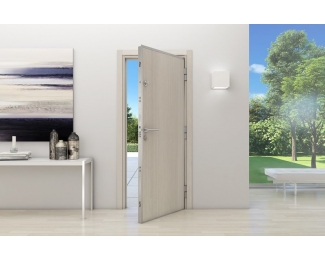 Puerta acorazada blanca 975x2065mm empujar izquierda Tesa Premium
