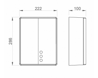 Secamanos Bigflow Evo de ABS con sensor electrónico