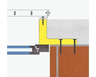 Soporte PU en L Eco-Fix G 80mm para cargas pesadas en SATE