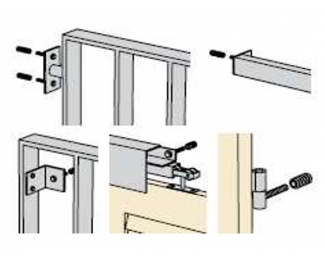 Soporte PU en L Eco-Fix G 80mm para cargas pesadas en SATE
