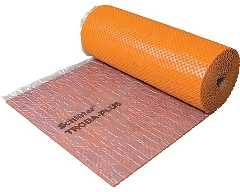 Lámina de drenaje de polietileno 10x1m Schluter TROBA-PLUS 12