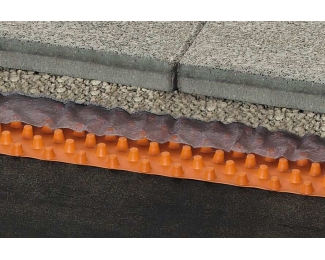 Lámina de drenaje de polietileno 10x1m Schluter TROBA-PLUS 12