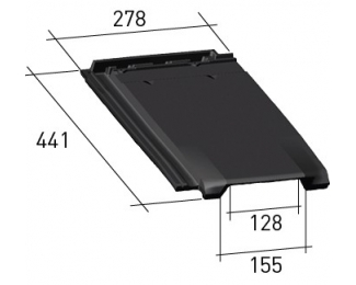 Teja ventilación klinker pizarra La Escandella Planum