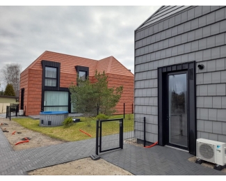 Remate lateral derecho klinker pizarra La Escandella Planum