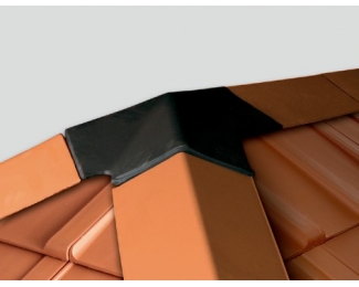 Cumbrera ática 120º a 3 aguas klinker pizarra La Escandella Planum