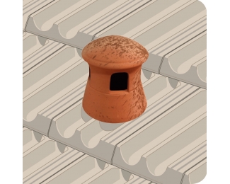 Chimenea Ø115 pizarra La Escandella Q26*K