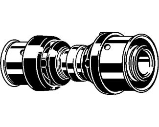 Acoplamiento reductor bronce Viega Smartpress 6715.2
