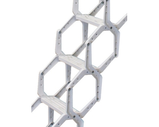 Escalera escamoteable de tijera LX-LACADA metálica