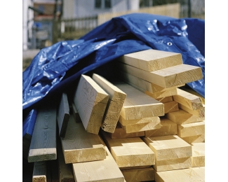 Toldo polietileno reforzado 120g 4x6m azul