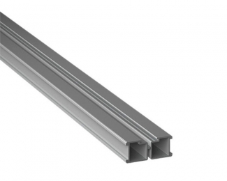 Rastrel de aluminio para soportes regulables sección 60x25mm largura 2000mm