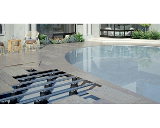 Rastrel de aluminio para soportes regulables sección 60x25mm largura 2000mm