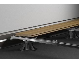 Clip distanciador central/lateral 110º para rastrel de aluminio (caja 50 uds.)